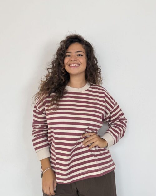 Felpa Stripes Pois