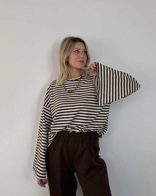 Felpa Marlena Righe - più colori