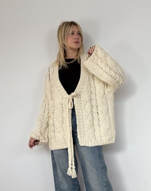 Maxi Cardigan Sara Laccetto - High Quality
